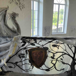 Перила «Дуб и щит»