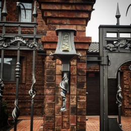 Кованые ворота "Готический модерн"