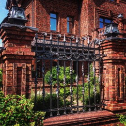 Кованый забор "Готический модерн"