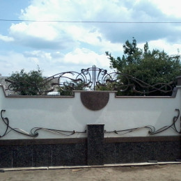 Кованый забор "Модерн"