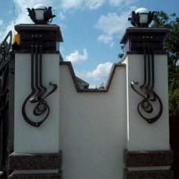 Кованый забор "Модерн"