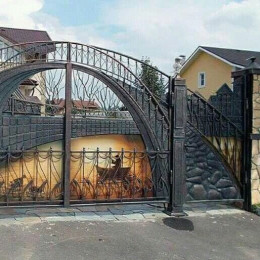 Кованые ворота "Санкт-Петербург"